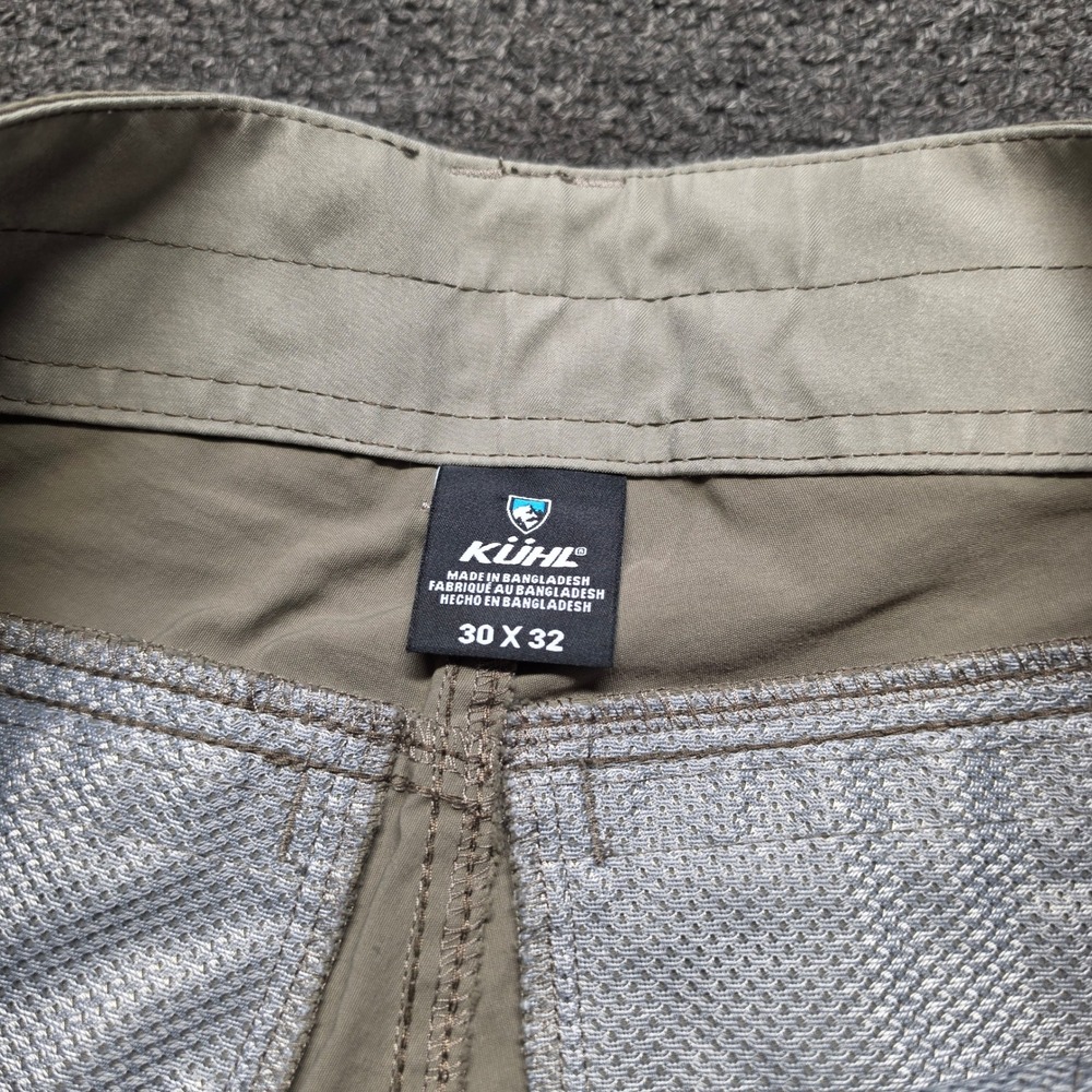 Kuhl Renegade Afire Pants Khaki Mens 30x32 Performance Hiking Stretch Outdoors - Picture 6 of 8